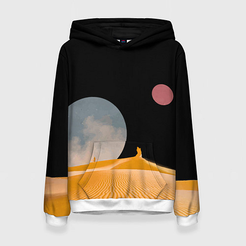 Женская толстовка Arrakis sandworm Dune / 3D-Белый – фото 1