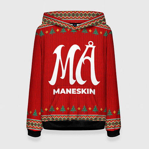 Женская толстовка Maneskin new year / 3D-Черный – фото 1