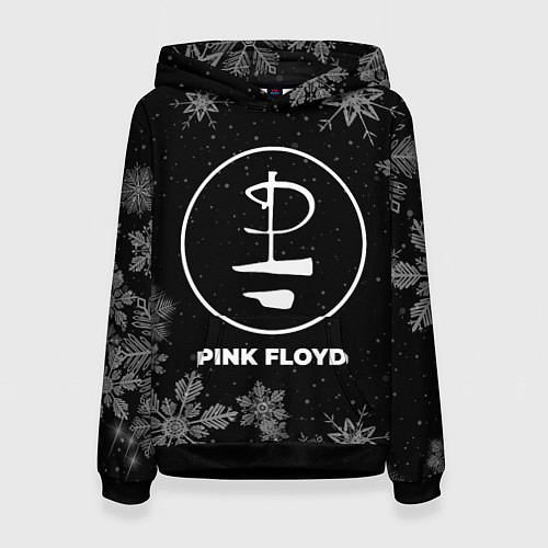 Женская толстовка Снежный Pink Floyd / 3D-Черный – фото 1