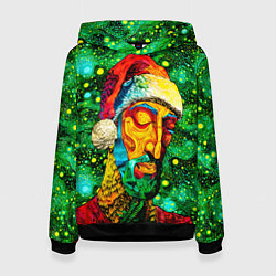 Женская толстовка Ded Moroz: pop-art-brut-nouveau pointillism