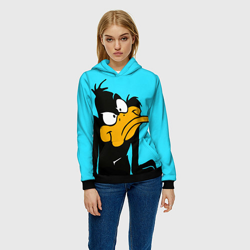 Женская толстовка Даффи Дак / 3D-Черный – фото 3