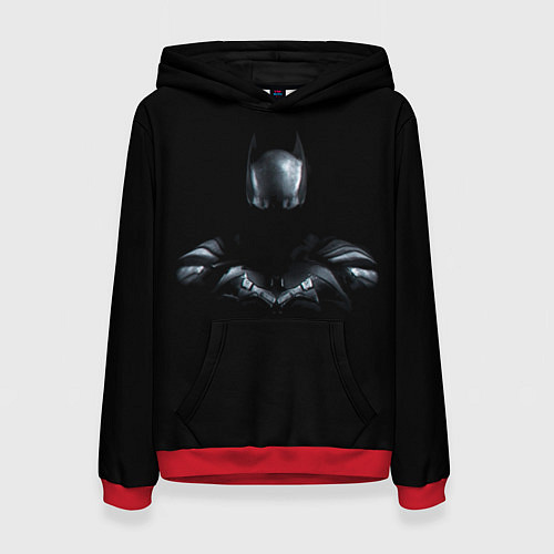 Женская толстовка Batman in the dark / 3D-Красный – фото 1