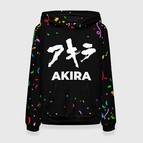 Женская толстовка Akira конфети / 3D-Черный – фото 1