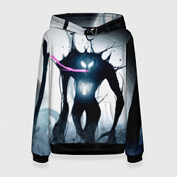 Толстовка-худи женская Venom in the forest, цвет: 3D-черный