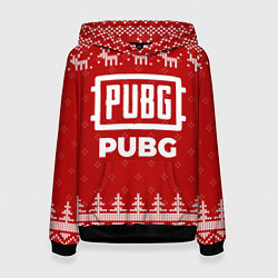Женская толстовка Новогодний PUBG с оленями