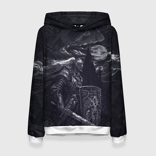 Женская толстовка Рыцарь без страха и упрека / 3D-Белый – фото 1