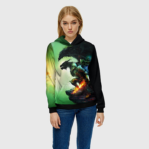 Женская толстовка Inquisition Dragon Age / 3D-Черный – фото 3