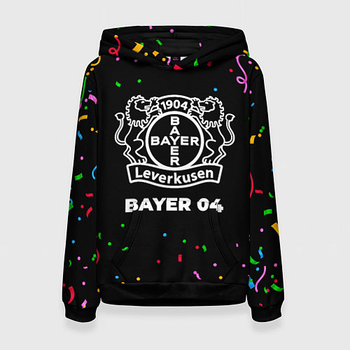 Женская толстовка Bayer 04 конфети / 3D-Черный – фото 1