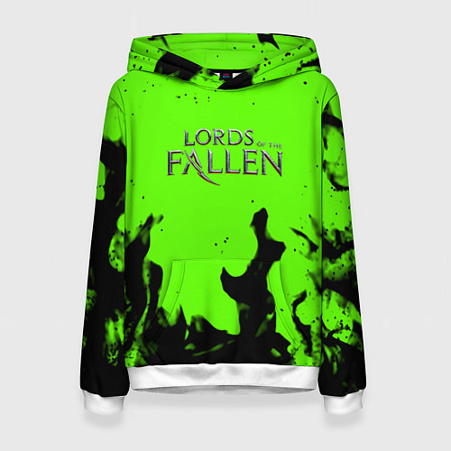 Женская толстовка Lord of the fallen flame / 3D-Белый – фото 1
