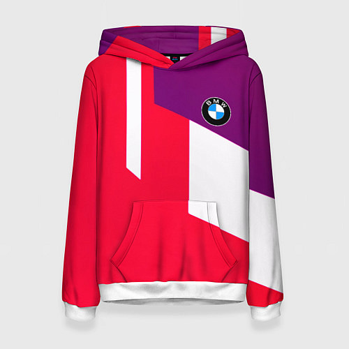 Женская толстовка BMW geometry sport / 3D-Белый – фото 1