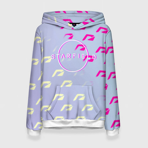 Женская толстовка Starfield x nfs / 3D-Белый – фото 1