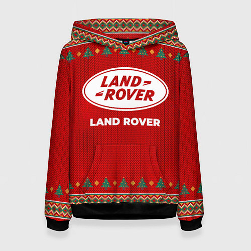 Женская толстовка Land Rover new year / 3D-Черный – фото 1