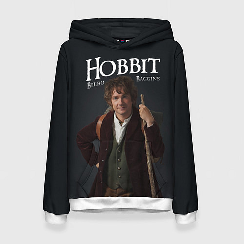 Женская толстовка Бильбо Хоббит / 3D-Белый – фото 1