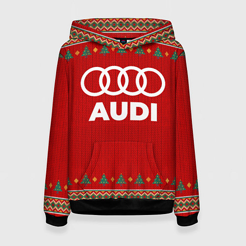 Женская толстовка Audi new year / 3D-Черный – фото 1