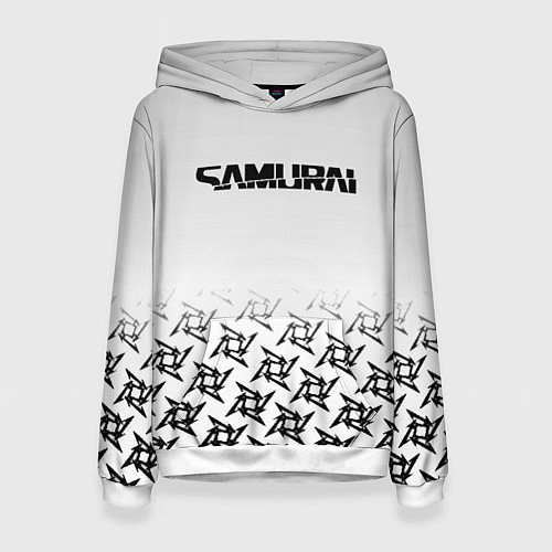 Женская толстовка Samurai logo japan / 3D-Белый – фото 1