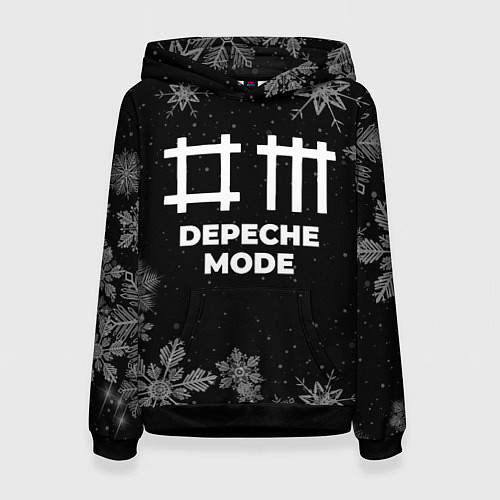 Женская толстовка Снежный Depeche Mode / 3D-Черный – фото 1