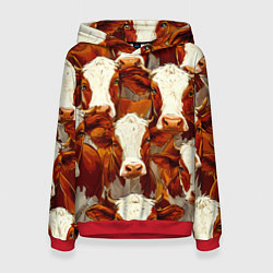 Женская толстовка Рыжие коровки