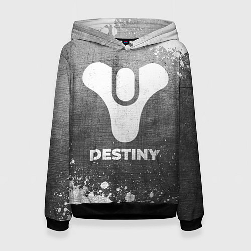 Женская толстовка Destiny - grey gradient / 3D-Черный – фото 1