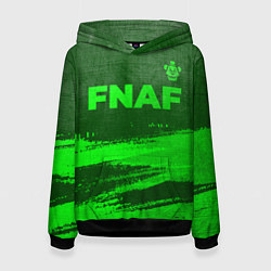 Женская толстовка FNAF - green gradient посередине