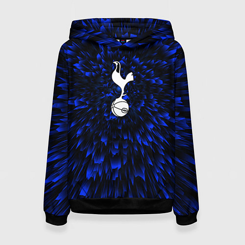 Женская толстовка Tottenham blue energy / 3D-Черный – фото 1
