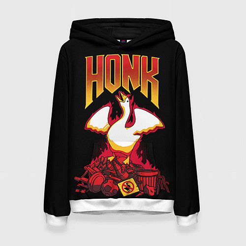 Женская толстовка Goose - honk / 3D-Белый – фото 1