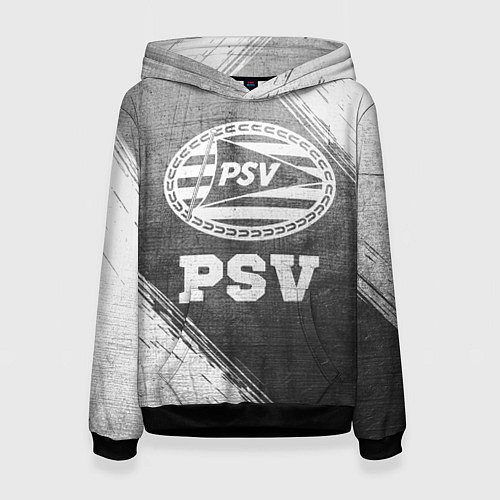 Женская толстовка PSV - grey gradient / 3D-Черный – фото 1