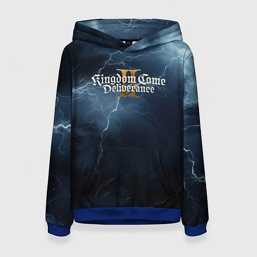 Женская толстовка Kingdom Come Deliverance 2 blue sky / 3D-Синий – фото 1
