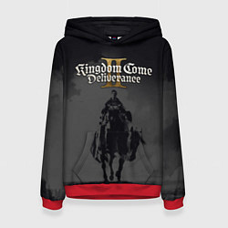 Толстовка-худи женская Kingdom come deliverance 2, цвет: 3D-красный