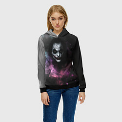 Толстовка-худи женская Dark Joker, цвет: 3D-черный — фото 2