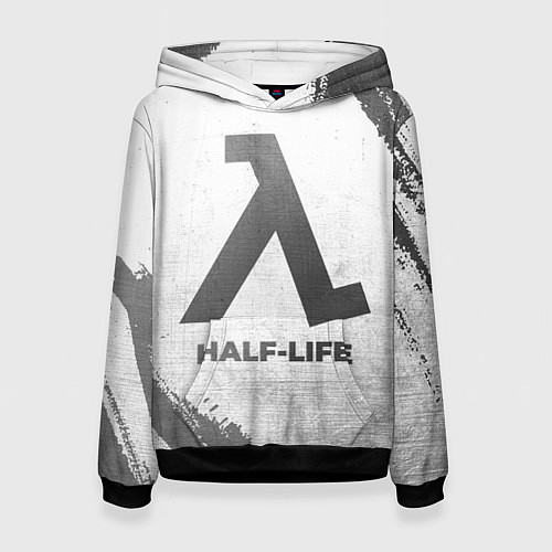 Женская толстовка Half-Life - white gradient / 3D-Черный – фото 1