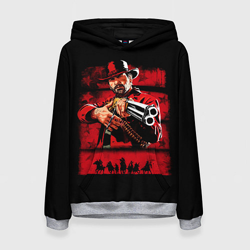 Женская толстовка Red Dead Redemption 2 / 3D-Меланж – фото 1