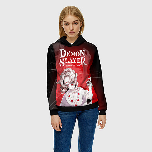 Женская толстовка Гора Натагумо - демон паук / 3D-Черный – фото 3