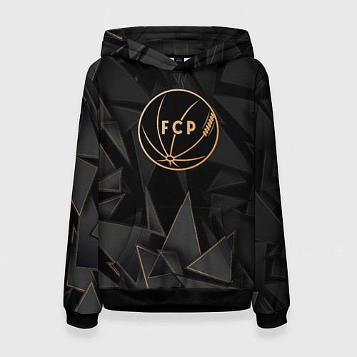 Женская толстовка Porto golden poly / 3D-Черный – фото 1