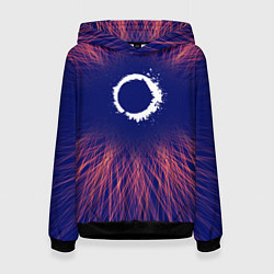 Толстовка-худи женская The Callisto Protocol red energy, цвет: 3D-черный