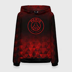 Женская толстовка PSG red poly