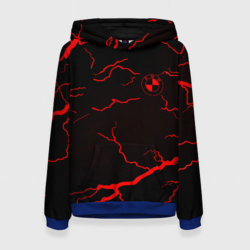 Женская толстовка BMW storm red color / 3D-Синий – фото 1