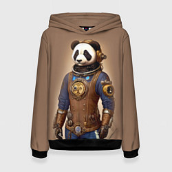 Женская толстовка Крутой панда в стиле стимпанк