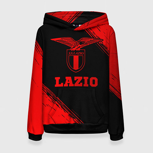 Женская толстовка Lazio - red gradient / 3D-Черный – фото 1
