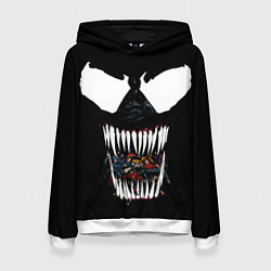 Женская толстовка Веном жрет