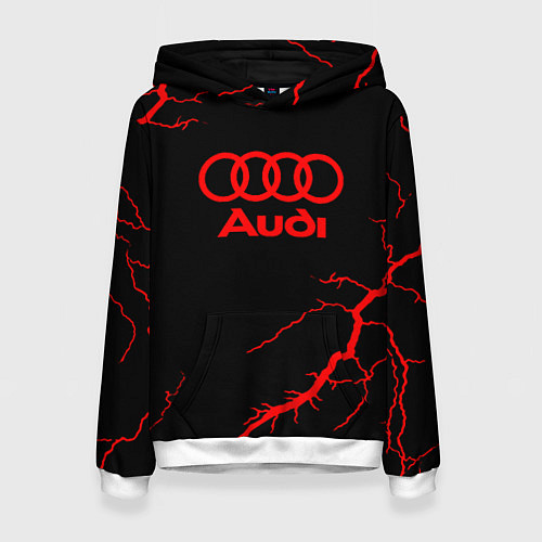 Женская толстовка Audi storm / 3D-Белый – фото 1