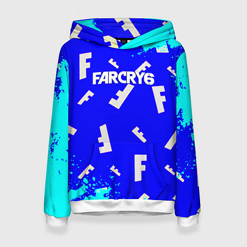 Женская толстовка Farcry 6 pattern / 3D-Белый – фото 1