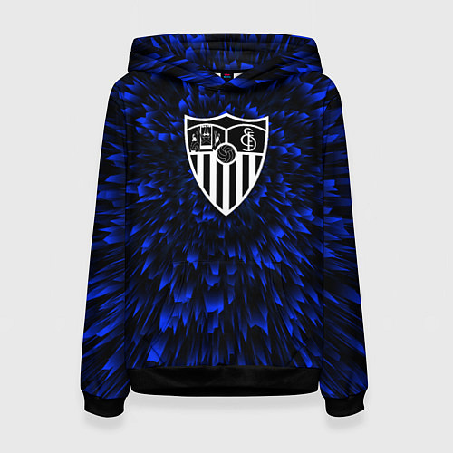 Женская толстовка Sevilla blue energy / 3D-Черный – фото 1