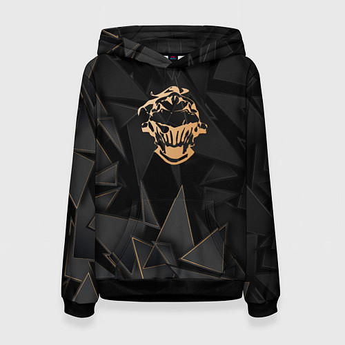 Женская толстовка Goblin Slayer golden poly / 3D-Черный – фото 1