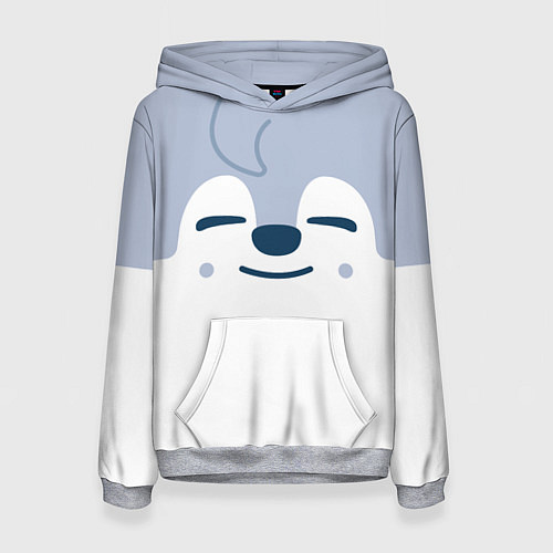 Женская толстовка Wolf Chan skzoo / 3D-Меланж – фото 1