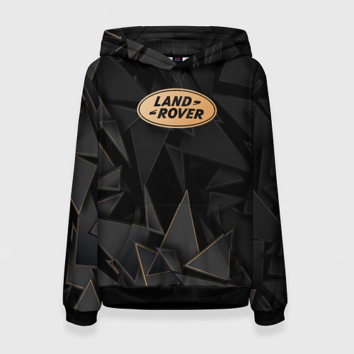 Женская толстовка Land Rover golden poly / 3D-Черный – фото 1