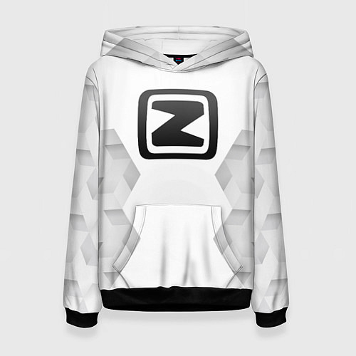 Женская толстовка Zotye white poly / 3D-Черный – фото 1