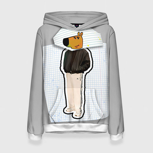 Женская толстовка Чиловый парень - свидетель мем / 3D-Белый – фото 1