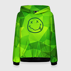 Женская толстовка Nirvana green poly