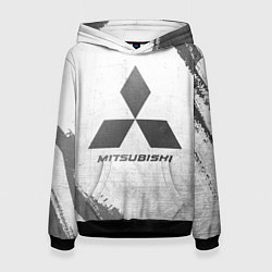 Женская толстовка Mitsubishi - white gradient