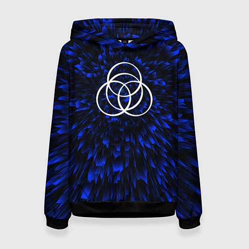 Женская толстовка Elden Ring blue energy / 3D-Черный – фото 1